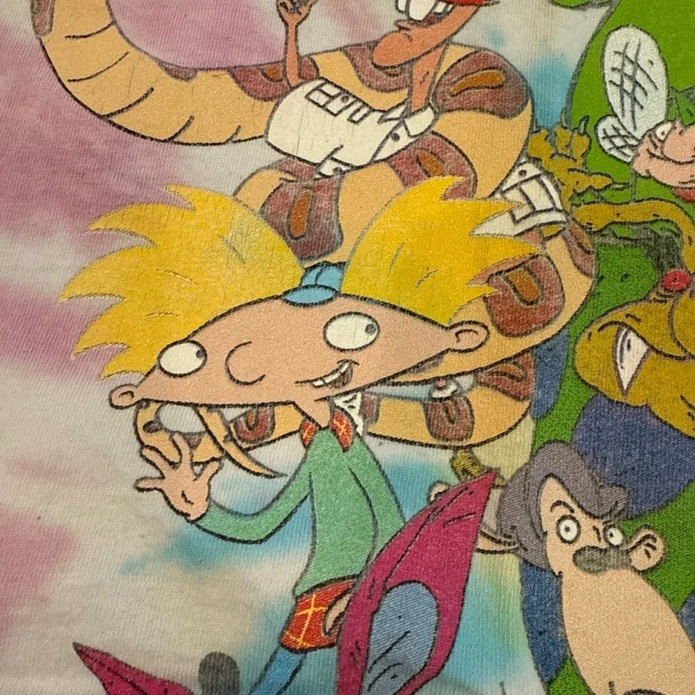 Nickelodeon Tie Dye T Shirt Adult Size L Rugrats Ren & Stimpy Hey Arnold 90s Y2K - Picture 6 of 8